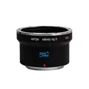 KIPON 0.7x Focal Reducer Optical Adapter Put Mamiya 645 Lens on Nikon Z Camera