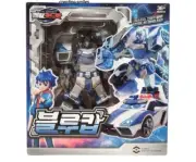Metal Cardbot Robot Blue Cop Kids Toy Action Figures Kids Collectible Toys SP