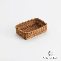 在飛比找蝦皮商城優惠-CORTEX 麵包籃 仿籐籃 長方型W31 卡其色