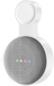 [Baaletc] Wall Mount for Home Mini, Nest Mini (2nd Gen) Holder Stand for Home Voice Assistants, Wall Mount/Direct Hanging Plug in Kitchen, Bathroom, Bedroom