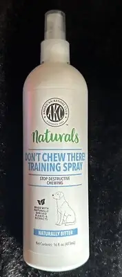 AKC Naturals Don't Chew There! Puppy Dog Training Spray Stop Destructive Chewing