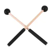 2X(1 Pair Tongue Drum Mallets Soft Rubber Head Drum Mallets Sticks for 4773