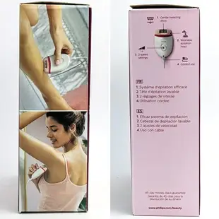 [4美國直購] Philips BRE235 除毛器 除毛刀 美體刀 僅刀頭可水洗2段速 Satinelle Epilator 1年保固_FF3