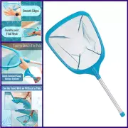 Pool Skimmer Net with Pole, 25", Hot Tub Skimmer Net, Leaf Skimmer with Pole,