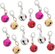 ibasenice 36Pcs Colorful Pet Collar Bells for Cats Dogs Durable Iron Pet Decoration Accessories Loud Bell Pendants for Keychains DIY Collars Versatile Pet Supplies