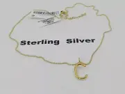 Sarah Chloe Andi Initial Pendant Necklace 14k Gold-Plate Over Sterling Silver "C