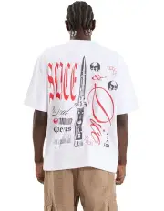 [KSCY] Slice Street Tee in Optical White