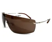 Oliver Peoples x Roger Federer Sunglasses OV1344S 503653 R-5 Silver Brown Shield