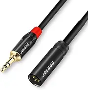 Mini XLR Male to 3.5mm Stereo Audio Plug Cable, 3-pin Mini XLR Male to 1/8" TRS Plug Cable, for BMPCC 4K Camera Video Assist 4K Sharp 8K, 3.3 Feet