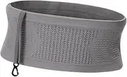 Fanny Pack Running Belt Pouch Waist Pack Bag for Exercise Women Men Trekking Gray S
