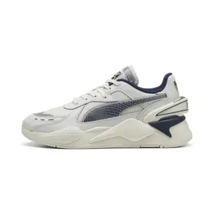 【PUMA】運動鞋 跑鞋 慢跑鞋 休閒鞋 女鞋 男鞋 RS-X 40th Anniversary 米藍色(39533901)