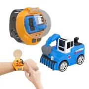 Mini Remote Control Bulldozer Watch Toy with USB Charging