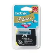 Brother M Series Tape Cartridge for P-Touch Labelers 1/2w Black on Blue M531