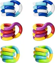 6 Piece Fidget Toys Set, Tangle Fidget Toy, Fidget Toys Children, Twister Fidget Toy for Children, Autism, Sensory Tuning