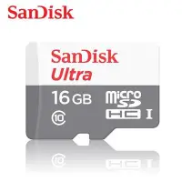 在飛比找Yahoo!奇摩拍賣優惠-SANDISK 16G ULTRA NEW micro SD