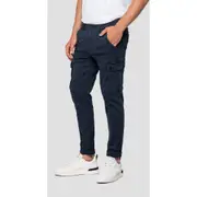 Replay Mens Jaan Jeans Slim Fit Cargo Pants Blue