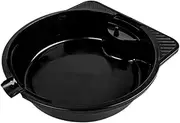 MagiDeal Oil Drain Pan Motor Oil Drip Catcher Pan Built in Scale, Professional Anti Slip Handle Anti Splash for Repair Shop, Garage, 5L