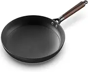 LAMFO Cast Iron Skillet,12Inch Nonstick Frying Pan Skillet with Removable Handle,PFAS-Free,Egg Pan Non Stick Frying Pans,Oven Safe Dishwasher Safe