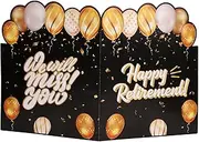 Large Farewell Greeting Card, 11x17.3 inch Big Retirement Card Going Away Goodbye Card for Colleague, Coworkers, Family, Men Women Retired Decorations Party Gifts
