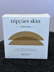 B Six Women's Nippies Skin Original Caramel Color Size S/M A-C Cups Open Box New