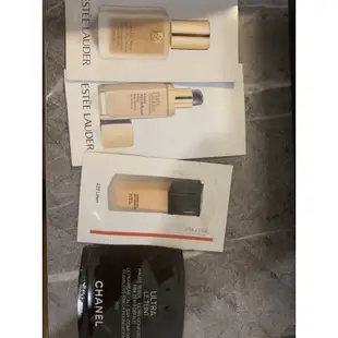 粉底 迪奧 雅詩蘭黛 嬌蘭 植村秀 SK-II 資生堂 YSL 試用包 小樣 無極限 粉底液 粉持久 零粉感粉底液