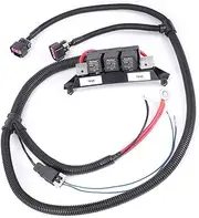 PEIYAOTCO 67400923 Dual Speed Electric Fan Control Wiring Harness Kit Retrofit Stand Alone Electric Fan Harness Replace#(674-00923) JCTFN22