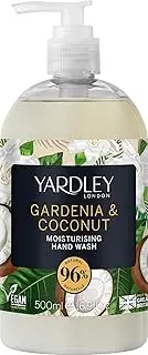 [Yardley London] Deluxe Gardenia Botanical Hand Wash, Coconut, 500 ml