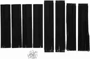 Iversal Car Side Skirts 2M/78.7i Rear Winglets Diffusers Fits (Bright Black)