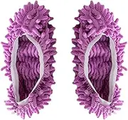 Mop Slippers for Floor Cleaning - Dust Mop Replacement Head, Chenille Microfiber Washable Mop Slippers Shoes for Women, Floor Dust Dirt Hair Cleaner Jona-au