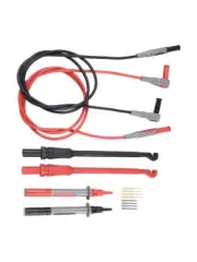CAT III Rated Multimeter and Clamp Meter Test Leads with Needle Puncture Probes