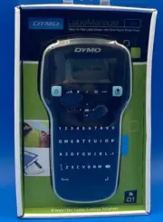 Dymo labelmanager 160. Portable. Black Color. Easy To Use Label Maker.