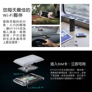 TP-Link M7450 4G行動網路 wifi分享器 出國神器 無線網路 分享器 插SIM卡 路由器 支援多款電信