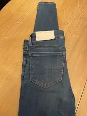 American Eagle Women's Blue Next Level Stretch Low Rise Jegging Jeans Size 0 NEW