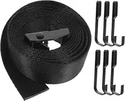 Kisangel Tree Stand Strap Hooks Durable Hunting Accessories for Tree Climbing Outdoor Camping and Picnics Stable Structure with Quick Connection Buckle
