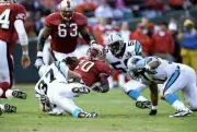 Running back Garrison Hearst San Francisco 49ers tries to break fr- Old Photo