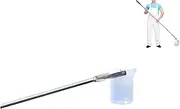 Vertical Swing Sampler Telescopic Water Sampler,Water Sampling Pole,Telescopic Rod Water Quality Sampler Water Sampling Bucket for Lake River(0.61-1.5m)