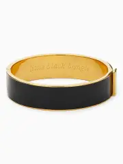 Little Black Idiom Bangle