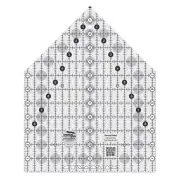 Creative Grids House 9-1/2-Inch X 12-Inch Quilt Ruler (CGRQB1)