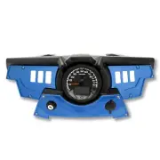 Polaris RZR XP 1000 Dash Panel Set of 3 Blue Aluminum CNC