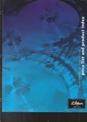 Zildjian Price List and Product Index Winter 2009 Lars Ulrich Cover