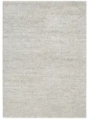 Priva Beige Hand Woven Textured Wool Rug
