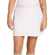 Women's Lady Hagen Golf Pleated 16" Skort Size Large Pink Seashells NEW