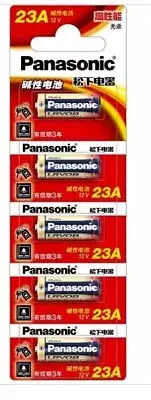 Upto 100-Genuine Panasonic A23 Alkaline Remote Batteries 12V LRV08 MN21 23A A23