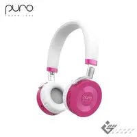 在飛比找PChome24h購物優惠-Puro JuniorJams 無線兒童耳機-粉紅色