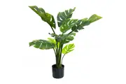 90cm Potted Faux Monsteria Plant Artificial Flowers Interior Decoration
