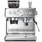 Espresso Machine with Grinder, 20 Bar Automatic Espresso Maker with Milk 20Bar