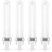 4 Pcs Tube LED Gel Bulb Tubes Smart Light Bulbs