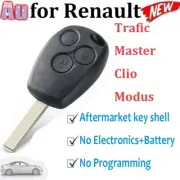 Remote Key Shell Case Fob Suitable for Renault Trafic Master Clio Modus 3Buttons