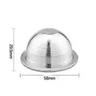 NEW Stainless Steel Coffee Capsules Reusable Filter for Nespresso Vertuo Plus