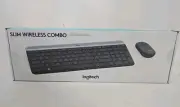 Logitech Slim Wireless Keyboard & Mouse Combo 920-010961 Black